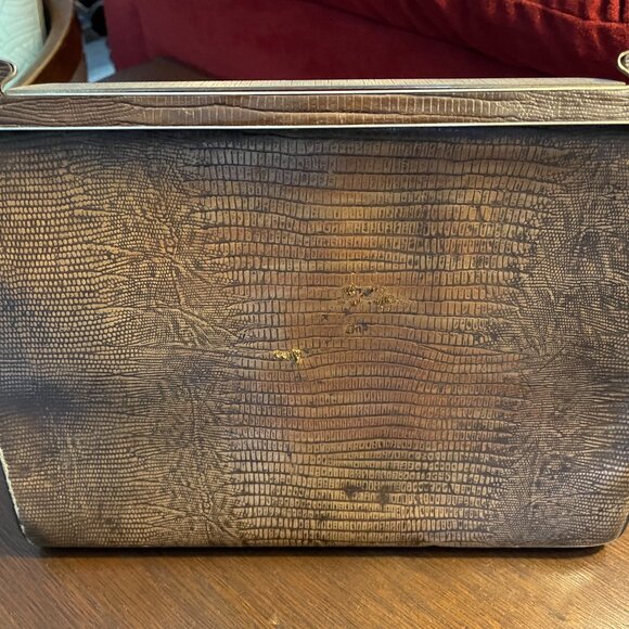 Vintage Handbag by Triangle New York  Lizard Leather  1950s - Picture 8 of 8